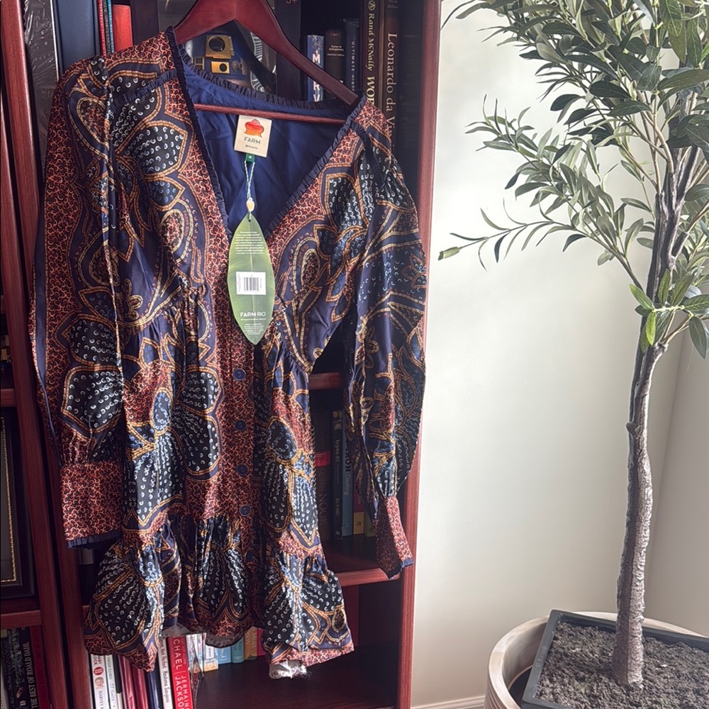 Paisley Long Sleeve Dress